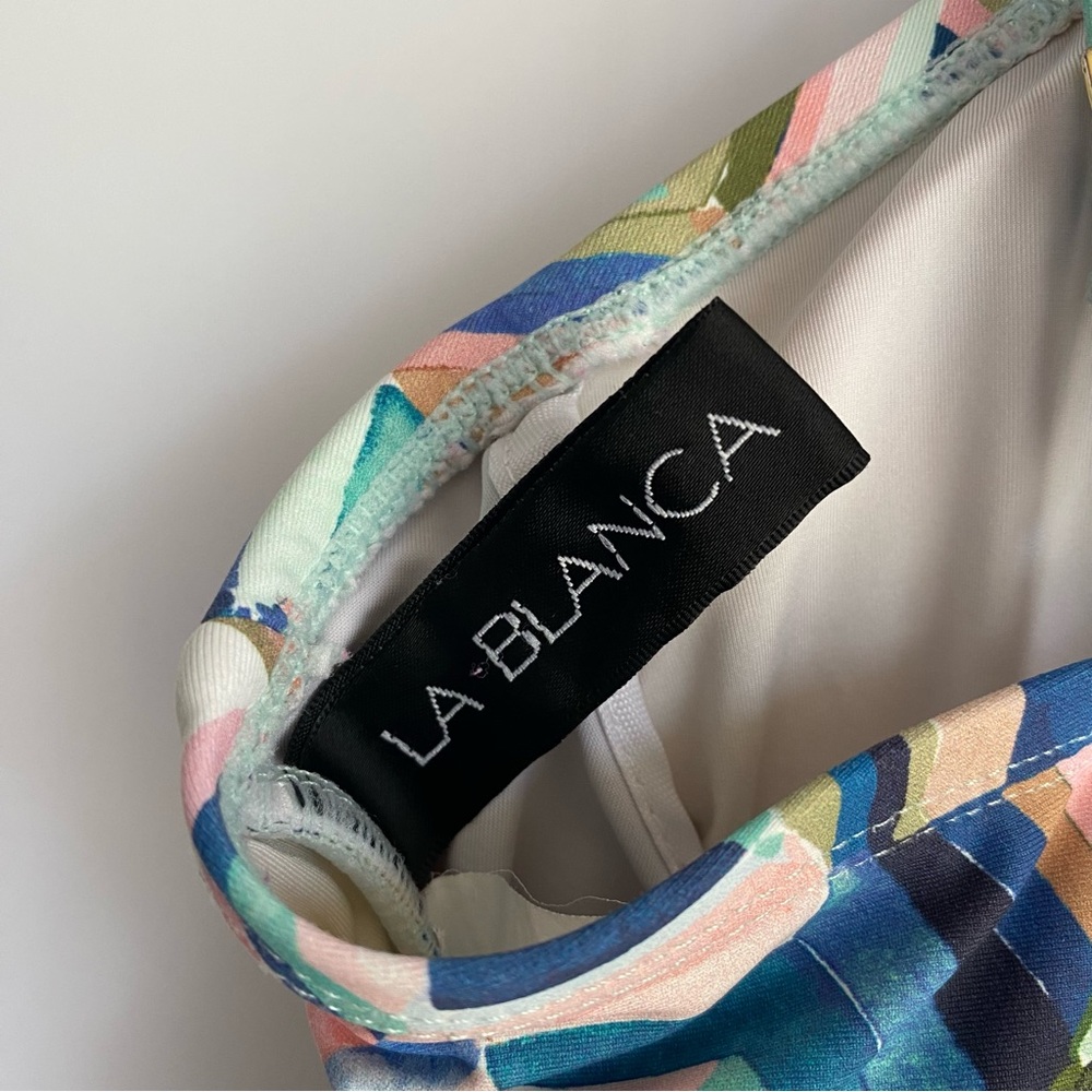La Blanca Keyhole Tankini Bathing Suit Top. Size 6 - Picture 7 of 12